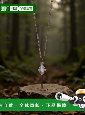 1h可退 日本直邮cui-cui 女装 简约K10YG黄金钻石三石项链 783820