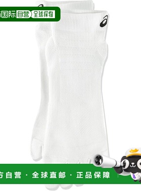【日本直邮】亚瑟士 运动袜 3033B925 亮白色/黑色