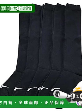 【日本直邮】Mizuno美津浓 网球袜 12JX1U95 黑色 21-24袜子