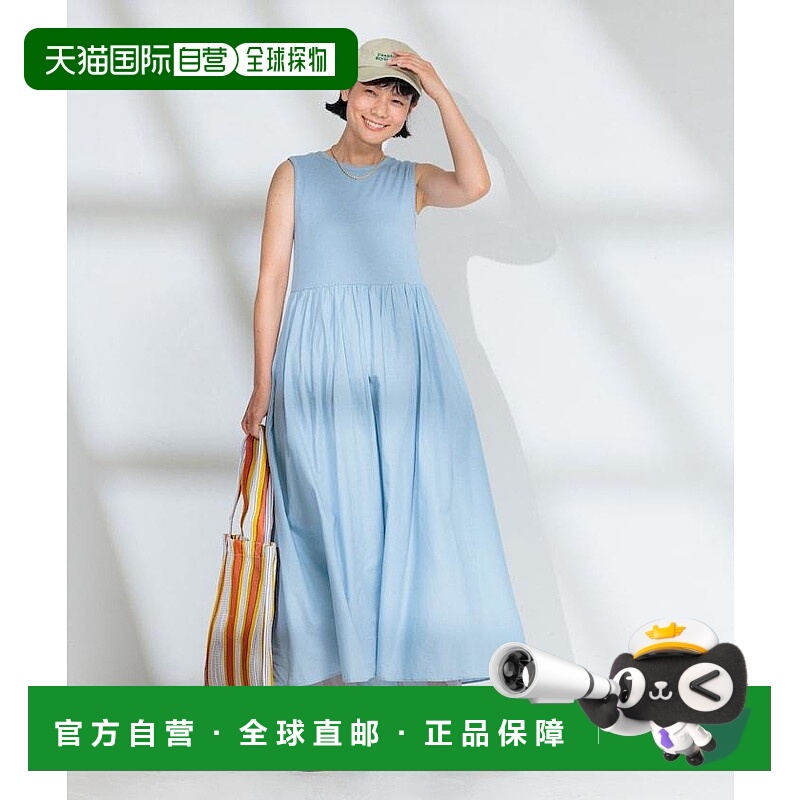 1h可退 日本直邮FREAK'S STORE 女士印度棉质拼接无袖连衣裙 1111