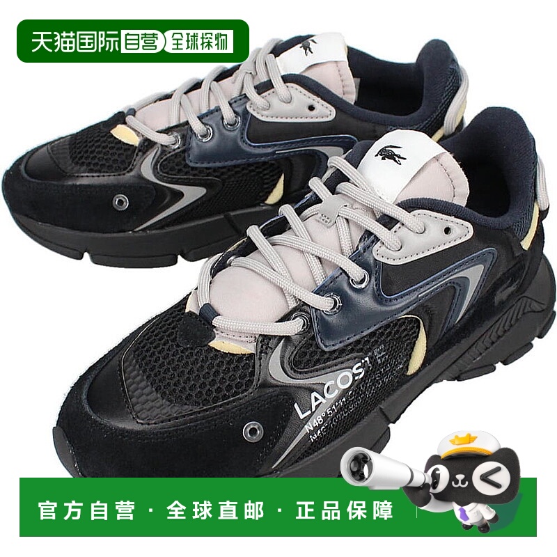日本直邮Lacoste 运动鞋 L003 NEO 123 1 SMA 黑色/海军蓝 45SMA0