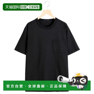 黑色基础款 1h可退 T恤 全棉半袖 口袋设计 日本直邮AVIREX7522男装