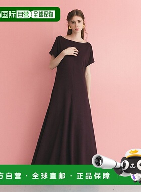 1h可退 日本直邮GRACE CLASS 女士VISCOSポンチ面料显瘦长款连衣