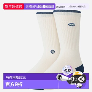 日本直邮STANCE SOCKS 中筒袜模糊中筒男女A556A26BLU