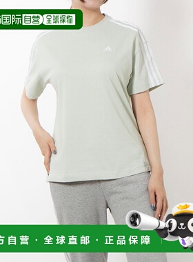 日本直邮 W ESS+ 半袖T恤 JF1399 女士T恤运动运动服