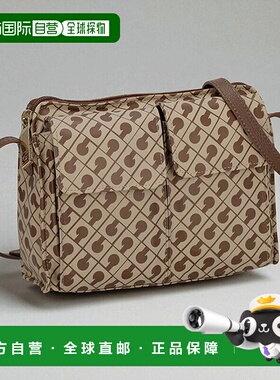 日本直邮GHERARDINI 女士单肩包GH0206 TA/BU米色/棕色奢华时尚斜