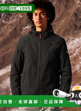 【日本直邮】Komine摩托JK-5792防护冬用防风衣-IFU Neo 黑 Marbl