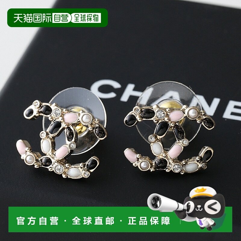 日本直邮CHANEL 耳环 ABG639 B22459 女士 Twee Motif Coco Mark