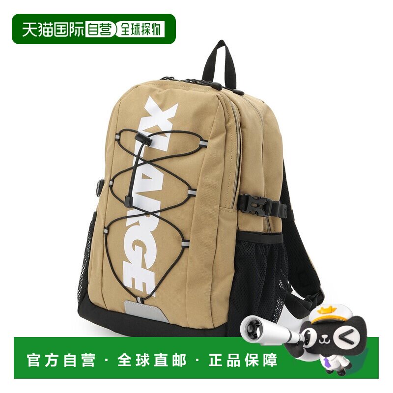 1h可退 日本直邮XLARGE KIDS 儿童 A4收纳双肩包 反光条设计 9461