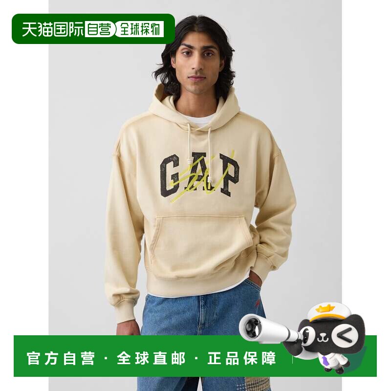 日本直邮GAP Gap与SeanWotherspoon联名重磅法布绒宽松短款GAP标图片
