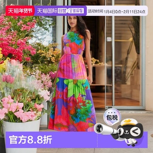 日本直邮Desigual 花柄剪裁设计连衣裙 DE819EW21647 连衣裙长裙
