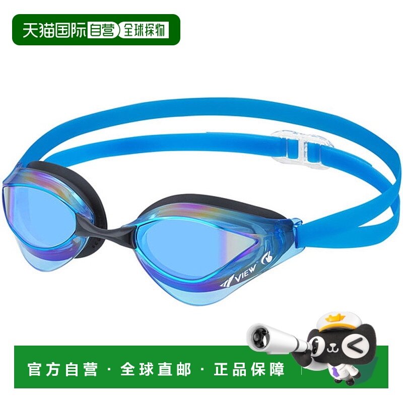 日本直邮VIEW 游泳镜片 ORCA 透明镜框系列镜镜片游泳 V230SAMC-S
