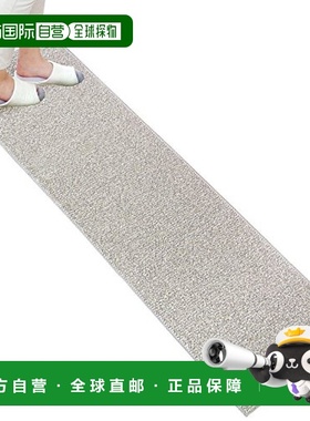 【日本直邮】Oka 厨房地垫 PLYS 约45×180cm (灰色) 日本制造 可