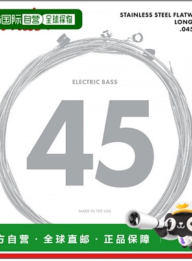 【日本直邮】芬达 电贝司琴弦 不锈钢Flatwound 9050L 045-100尺(