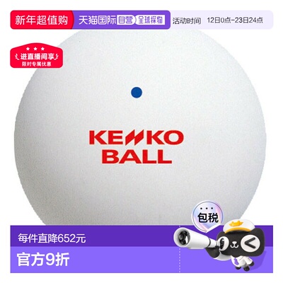 日本直邮Nagase Kenko网球 WT网球一套12个 TSOWV