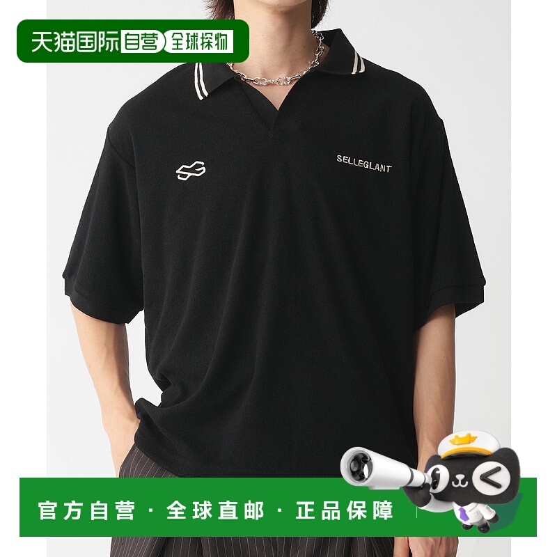 1h可退 日本直邮selle glant 男女同款 夏季短丈配色领口休闲Polo