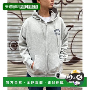 宽松半拉链连帽卫衣简约设 Pacific男女同款 1h可退 日本直邮Ocean