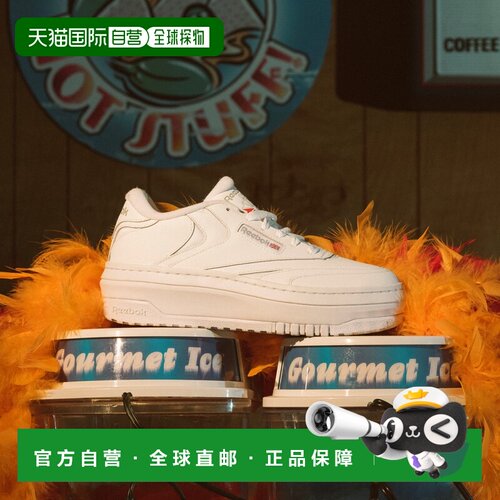 日本直邮锐步 经典复古 107087 Club C Extra（白色鞋款）休闲鞋