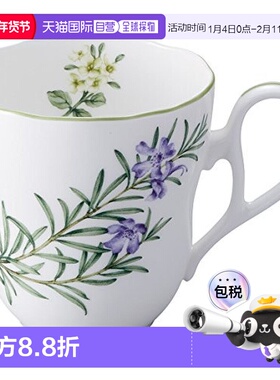 【日本直邮】Noritake则武 马克杯 295cc 迷迭香 骨瓷 T97855/494