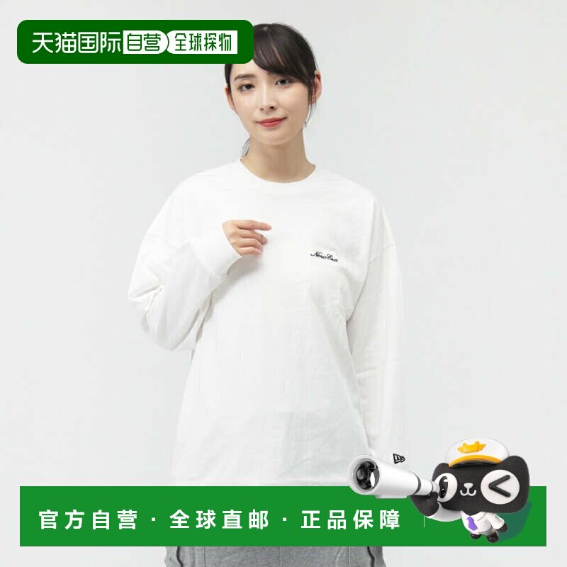 日本直邮NEW ERA 12/18限定抽选大返点女士长袖T恤WS LS OVERSIZE