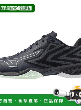 【日本直邮】美津浓 Wave Claw EL 2 羽毛球鞋 71GA2584 浅灰色