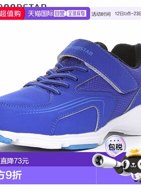 日本直邮MOONSTAR Junior 儿童 Air Glide AG J004 蓝色运动鞋轻2
