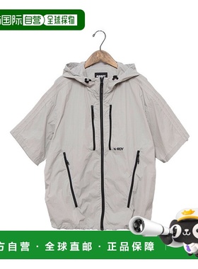 日本直邮NERDY 拉链点短袖防风衣 [NE8621EU001022] 深紫色夹克