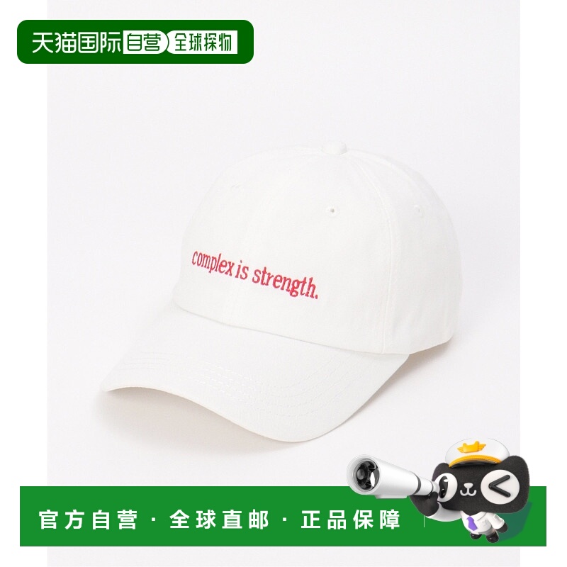 1h可退 日本直邮VENCE EXCHANGE 女士简约刺绣字母棉质棒球帽 298