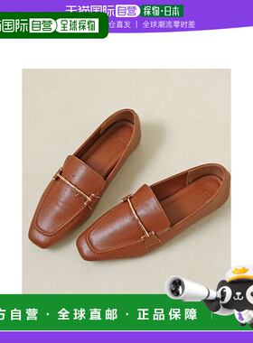 【日本直邮】Menue menue Square to Babouche (1084 棕色 PU)