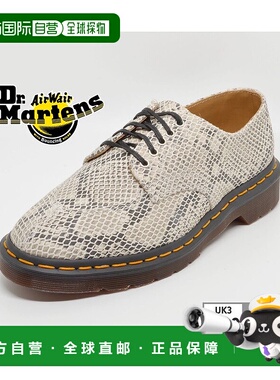 日本直邮 Dr.Martens 男女通用 30613 孔鞋 5 眼鞋 沙色+黑色 306
