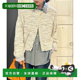 2WAY设计 1h可退 女装 NAME 彩色混合纱线针织开 日本直邮DOUBLE