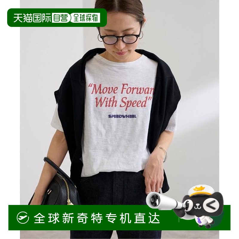 1小时内可退 日本直邮FRAMeWORK 赛车LOGO印花T恤