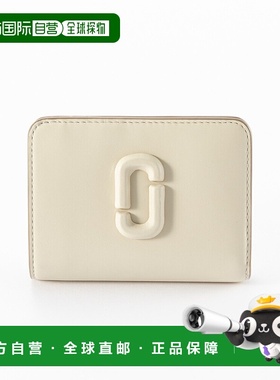 日本直邮MARC JACOBS THE LEATHER COVERED J Mark 迷你折叠钱包