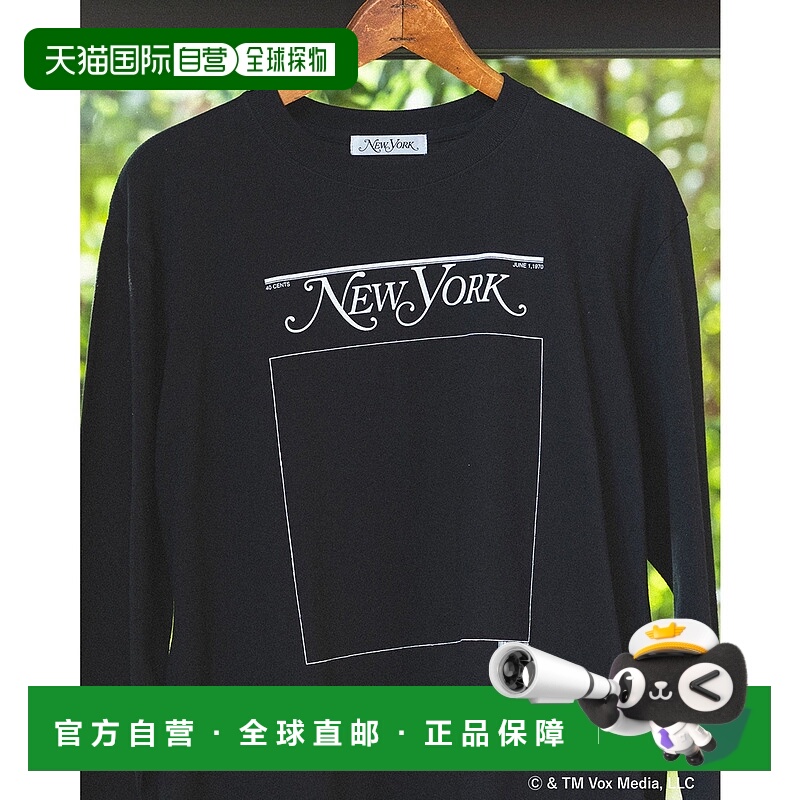 1h可退 日本直邮B:MING by BEAMS 男士别注纽约杂志长袖印花T恤 9