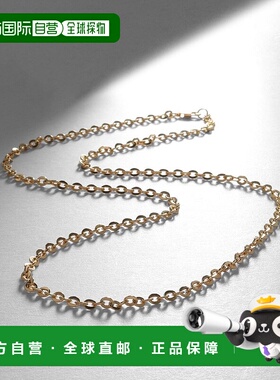 日潮跑腿COCOSHNIK K18空扁红豆项链 黄金 55 405-36583精致