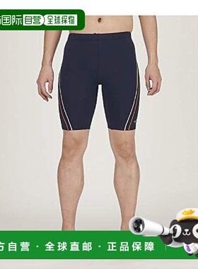 日本直邮Mizuno美津浓男式健身运动保温泳裤S白色 N2JB0617