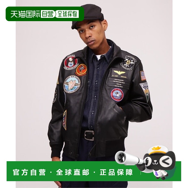 日本直邮AVIREX 羊立领L-2海军航空站迈阿密款飞行夹克 [78313887