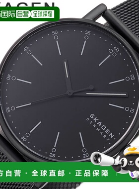 日本直邮Skagen 手表 SIGNATURE SIGNATUR 中性黑色 SKW6579 [流]