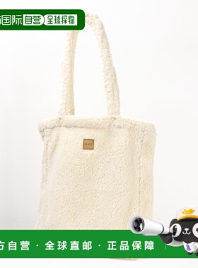 日本直邮 APC FLEECE TOTE LOU 手提包 A4 皮革贴片 Boa Mouton