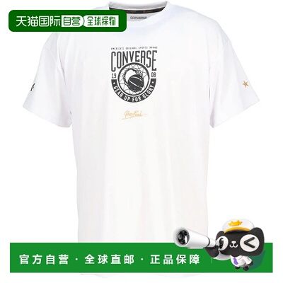 日本直邮CONVERSE-Converse Men's女篮球短袖T恤5S GS印刷T恤CBG2