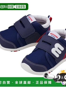 日潮跑腿Mikihouse [Proper]婴儿网面学步鞋 儿童 (03) Navy 13.5