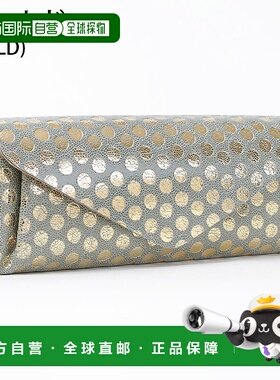 日本直邮CARMINE 小圆点长款钱包 LWLD 新款金属圆点东京可爱独特