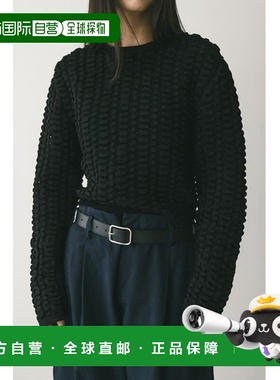 日本直邮STYLEMIXER 女装 宽松立体纹路 针织上衣 半高领设计 500