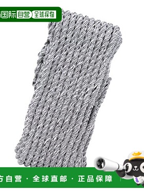 【日本直邮】Sk11藤原产业 彩色麻绳 黑 12mm×20m两端环 SKCR-BR