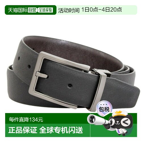日本直邮Calvin Klein Accessories 男士双面皮带 48 11CK010027