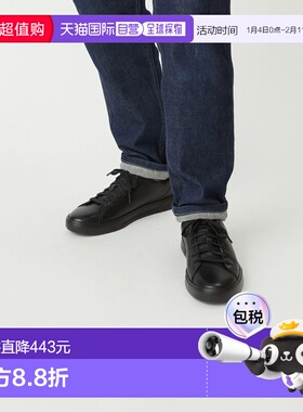 1h可退 日本直邮Clarks 男士黑色皮革6孔运动鞋 26144904