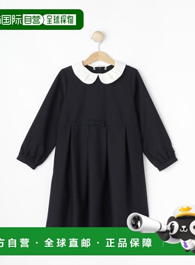 1h可退 日本直邮Dessin 儿童 可拆卸衣领礼服连衣裙 2WAY设计  F6