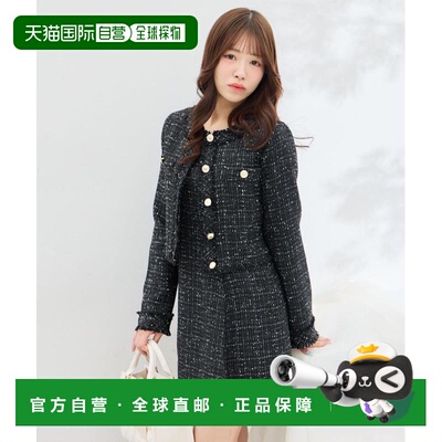 日本直邮INGNI 女装 迷你吊带小香风连衣裙 后背系带设计 1999500