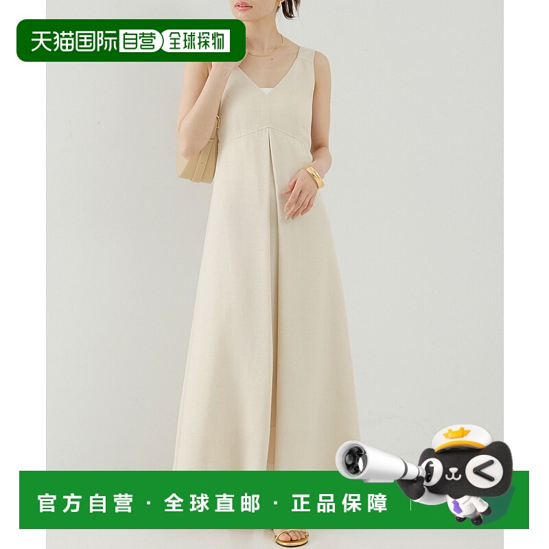 1h可退 日本直邮Rouge vif la cle 女士麻感透气网眼连衣裙 31480