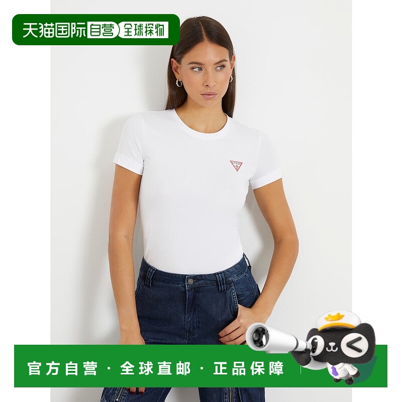 日本直邮Guess SS Cn Mini Triangle Tee 短袖T恤[GU1432EW032243